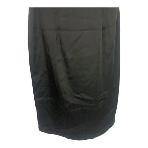 Ab Studio Womens Ruffled Blue & Black Belted Dress Size 4 NEW - Picture 3 of 7